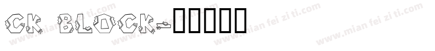 CK Block字体转换